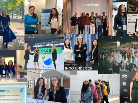 Baleena moments: pitches, awards, and recognitions
